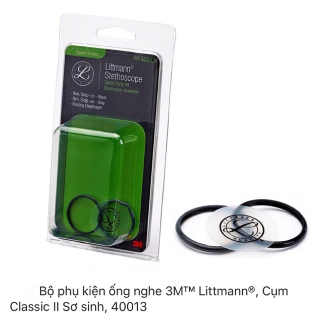 Bộ phụ kiện ống nghe 3M™ Littmann®, Cụm màng nghe Classic II petactric