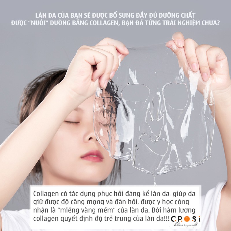 Mặt nạ thạch trong suốt pha lê Collagen BIOAQUA chăm sóc da mặt giúp da căng mịn tăng đàn hồi | BigBuy360 - bigbuy360.vn
