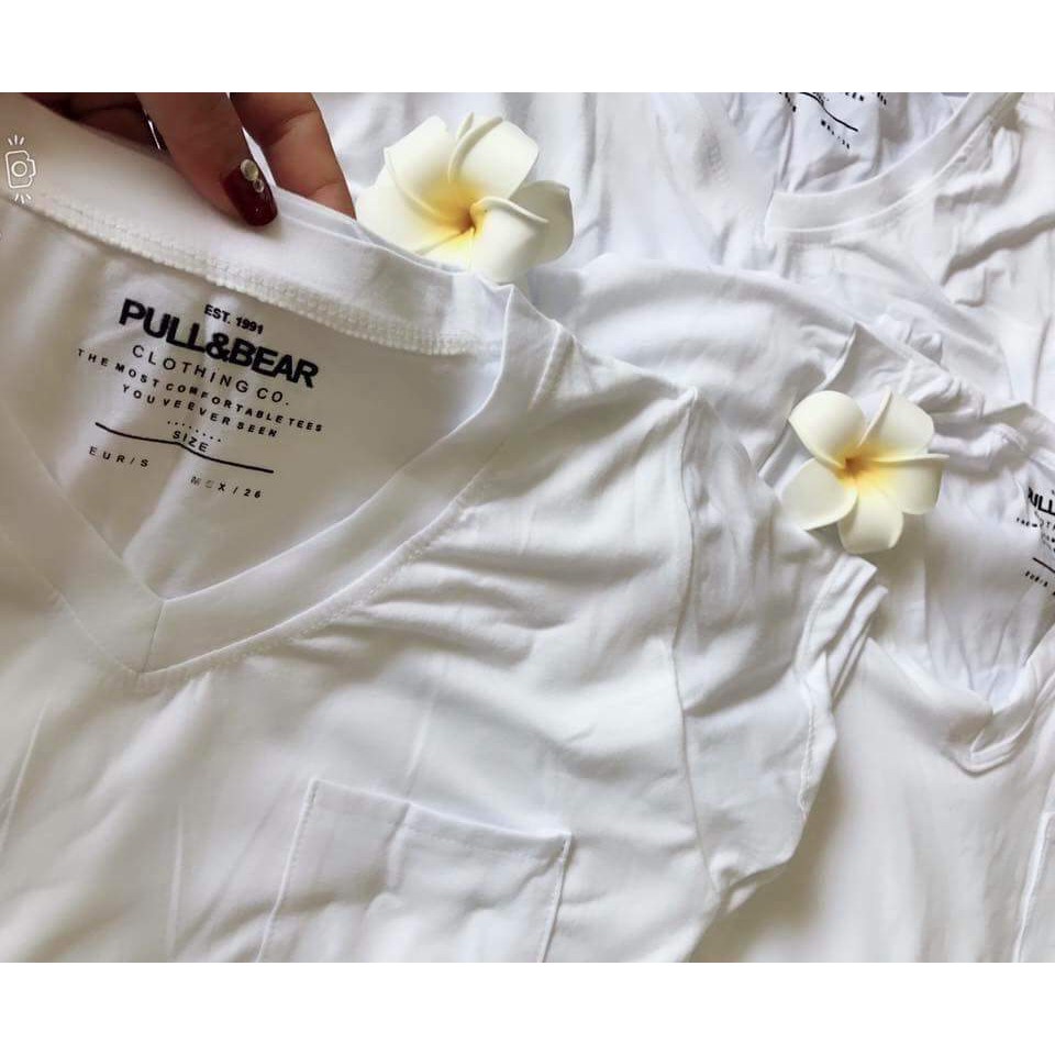 ÁO PULL CỘC TAY CỔ TIM XUẤT