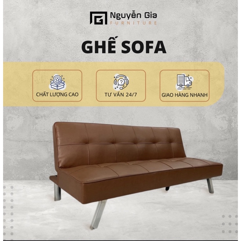 Sofa bed sofa giường chất liệu simili da đa năng thông minh