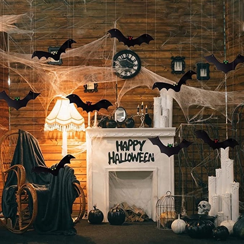 Dơi Mắt Xanh Phát Quang Treo Trang Trí Halloween