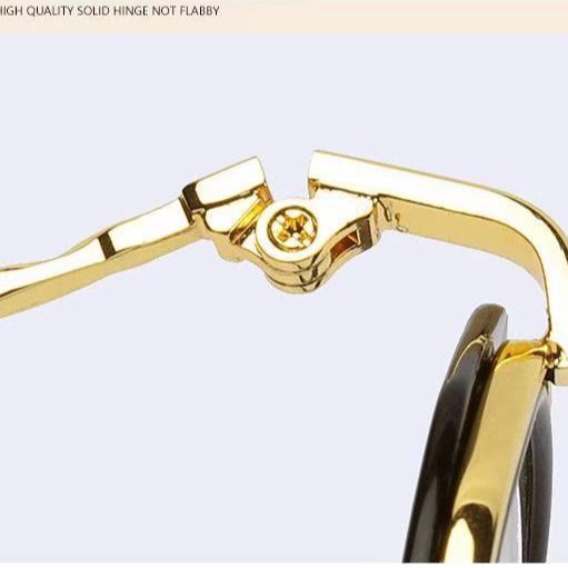 Mắt kiếng gọng kim loại tròn thời trang Hàn Quốc cho nam và nữ