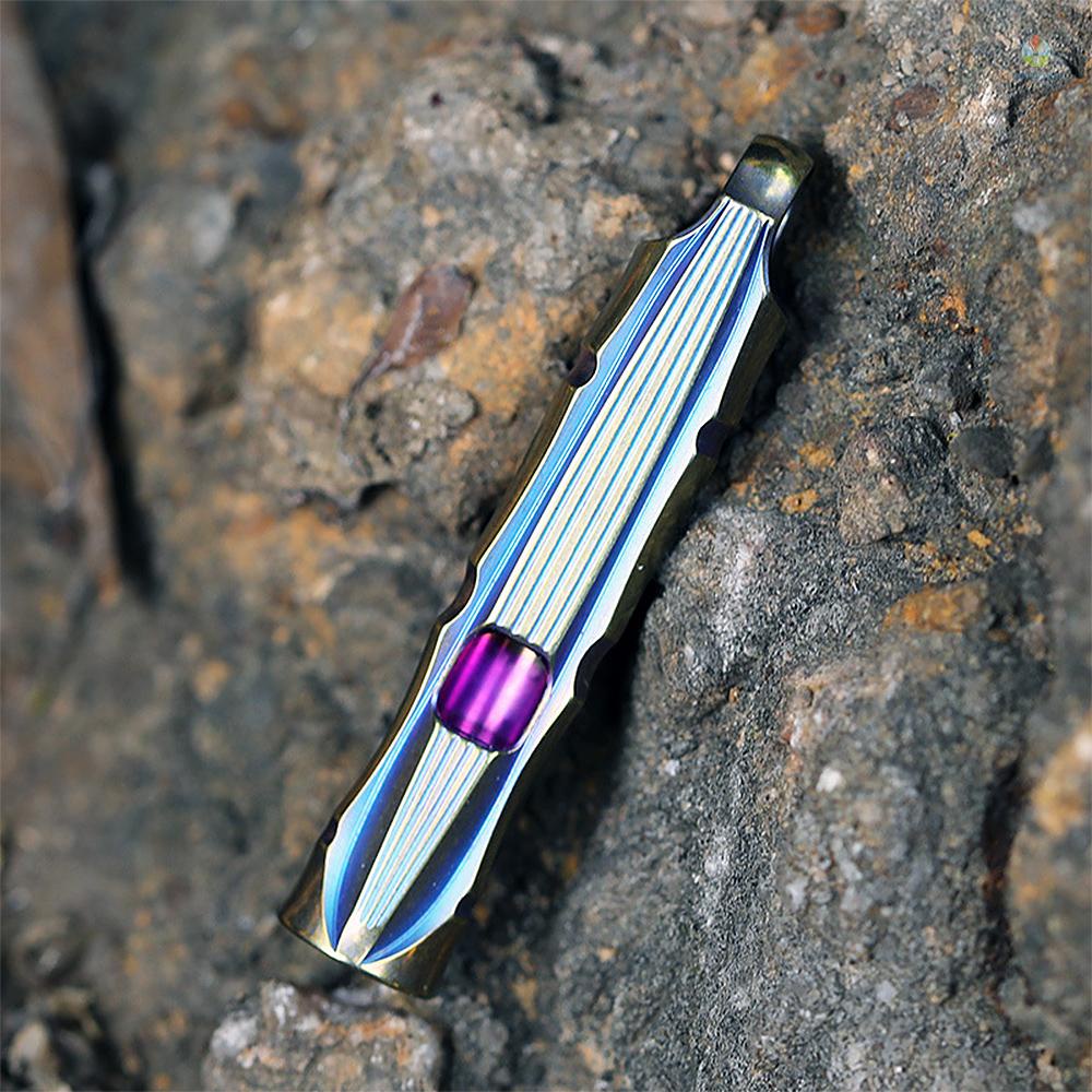 Còi Thổi Khẩn Cấp Siêu Nhẹ Bằng Titan Kèm Dây Phản Quang Tiện Dụng Mang Theo Du Lịch Cắm Trại