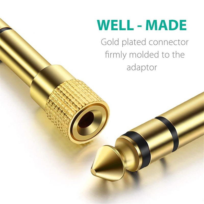 Cáp chuyển đổi âm thanh 3.5mm sang 6.35mm 6.5 6.35 Jack cắm 3.5mm