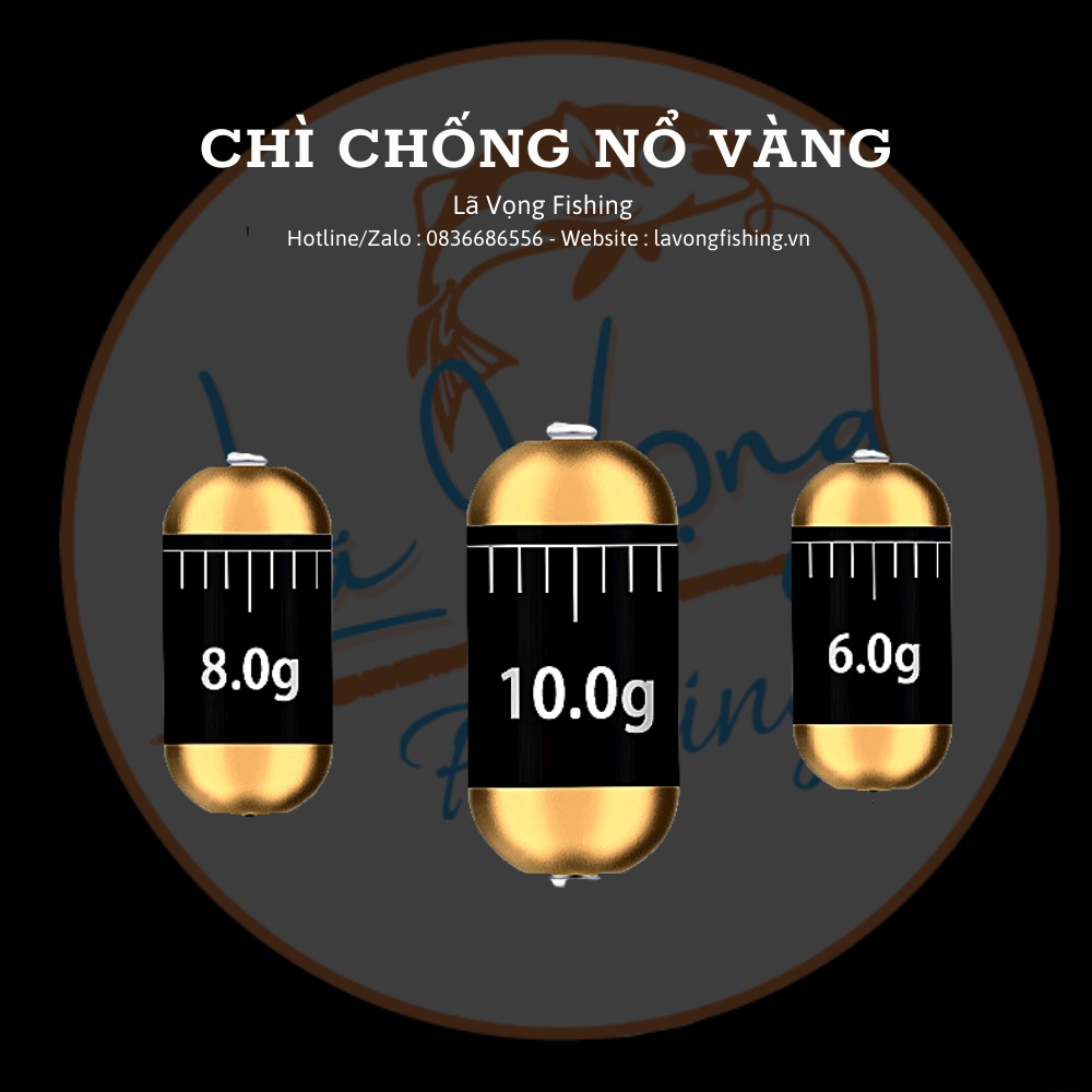 Chì Chống Nổ Cao Cấp - Lã Vọng Fishing