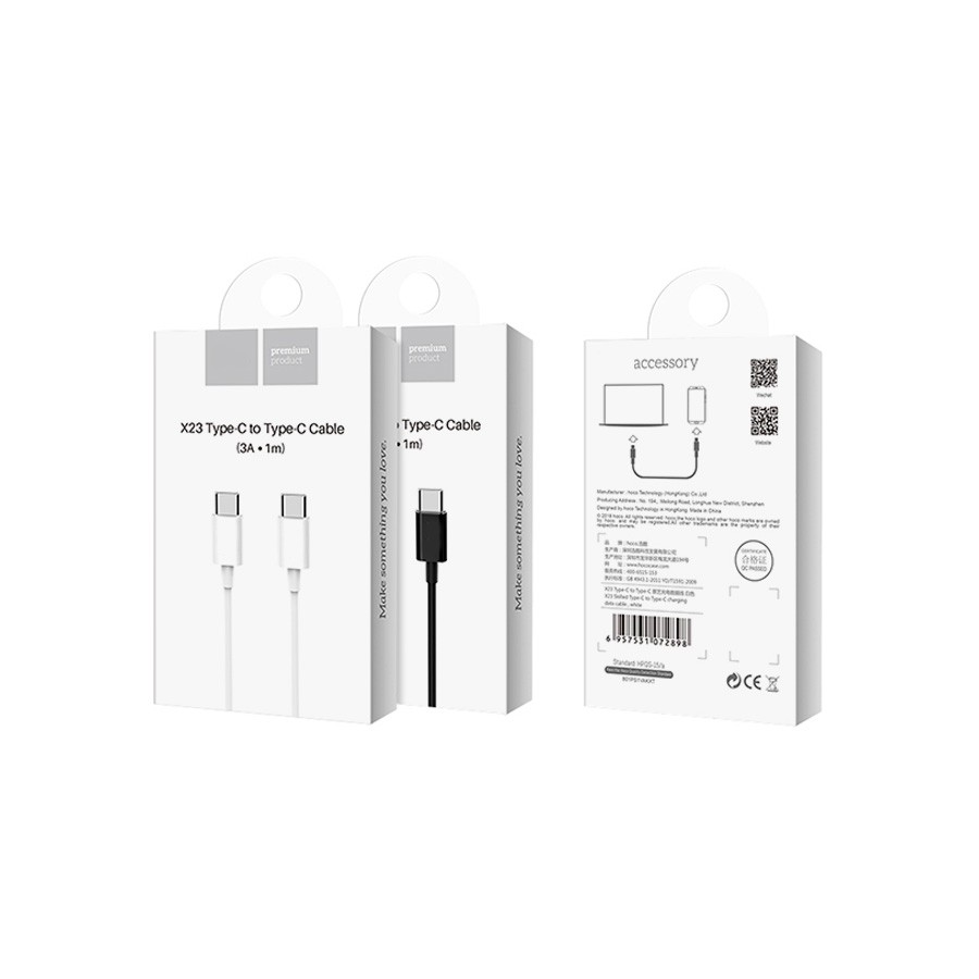 Cáp sạc và truyền dữ liệu type-C Hoco. X23 PK44