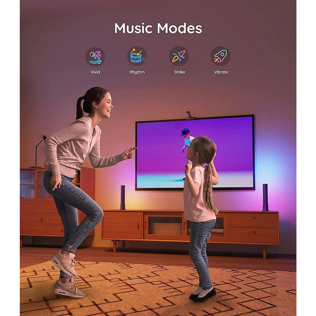 Đèn LED thanh RGB Govee Flow Pro WiFi TV Light Bars H6054 | Thanh đèn LED trang trí, kết nối và điều chỉnh thông minh