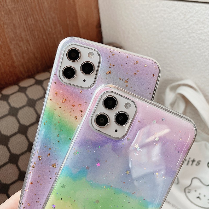 Iphone 12 Mini Pro Max Se 2020 11 Pro Xs Max X Xr 8 7 6 6s Plus Ốp Điện Thoại Silicone Mềm Lấp Lánh Cho | BigBuy360 - bigbuy360.vn