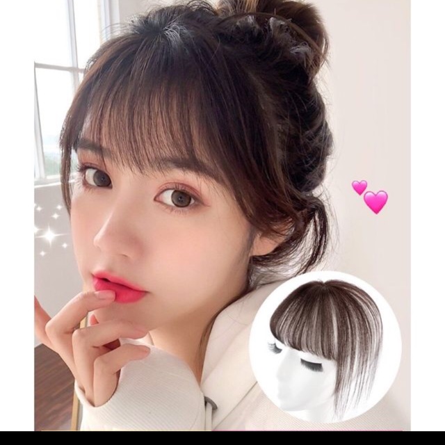 Tóc giả mái thưa 3D cao câp