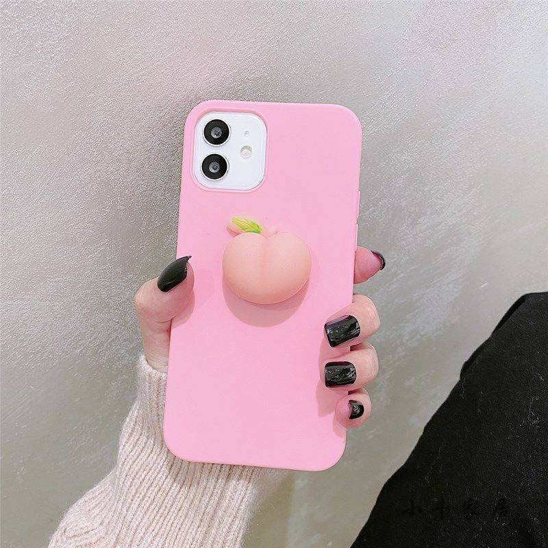 Ốp điện thoại silicon họa tiết quả đào dễ thương cho amsung S8 Note9/10pro A51/A71/A70/A90 S20