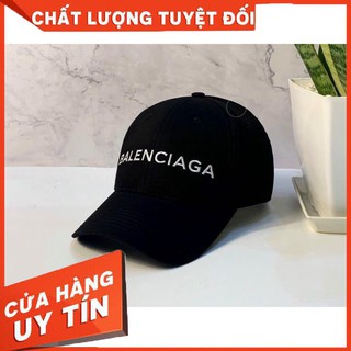 Mũ lưỡi trai balenciaga thêu chữ trắng 🔥𝑭𝑹𝑬𝑬𝑺𝑯𝑰𝑷🔥