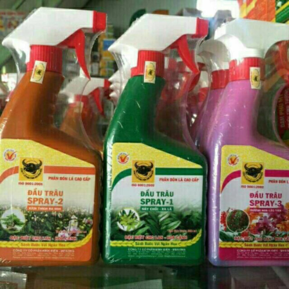 Phân Bón Lá Dạng Bình Xịt SPRAY 2  - Kích Thích Ra Hoa, Chuyên Dùng Cho Lan, Hoa Cảnh