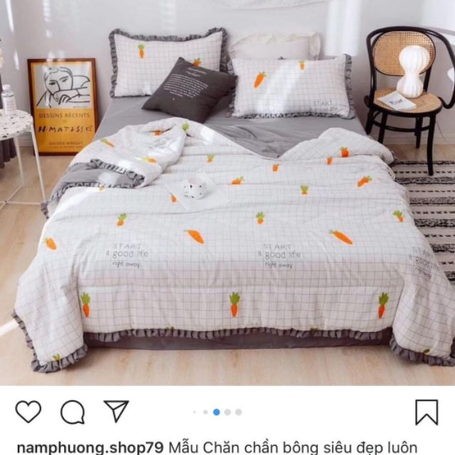 Đũi chăn chần cà rốt