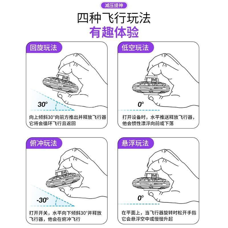 Đồ Chơi Con Quay Ufo Cảm Ứng Thông Minh Cho Bé Trai