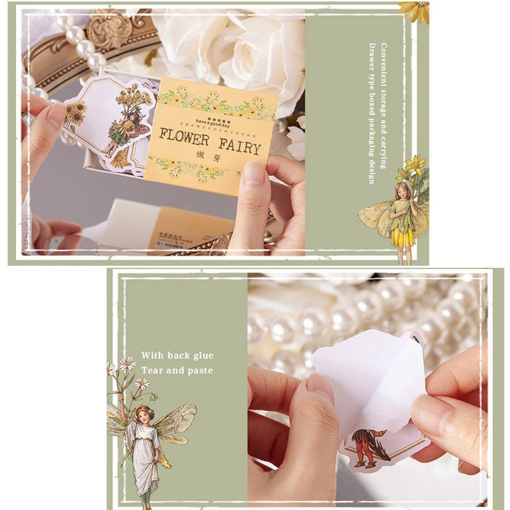 Set 30 Tấm Giấy Trang Trí Lưu Bút / Sổ Lưu Niệm Hình Khu Vườn Cổ Tích