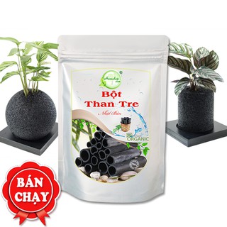 Bột Than Tre Hoạt Tính Nhật Bản 1Kg nguyên liệu làm bánh thực phẩm - Henashop