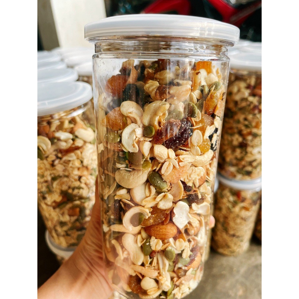 GRANOLA ĂN KIÊNG NHIỀU HẠT CHỈ 5% YẾN MẠCH