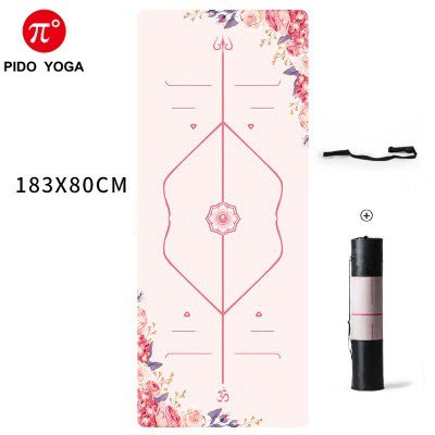 Thảm tập Yoga TPE 80cm PIDO Cao Cấp - Tặng kèm túi đựng và dây buộc