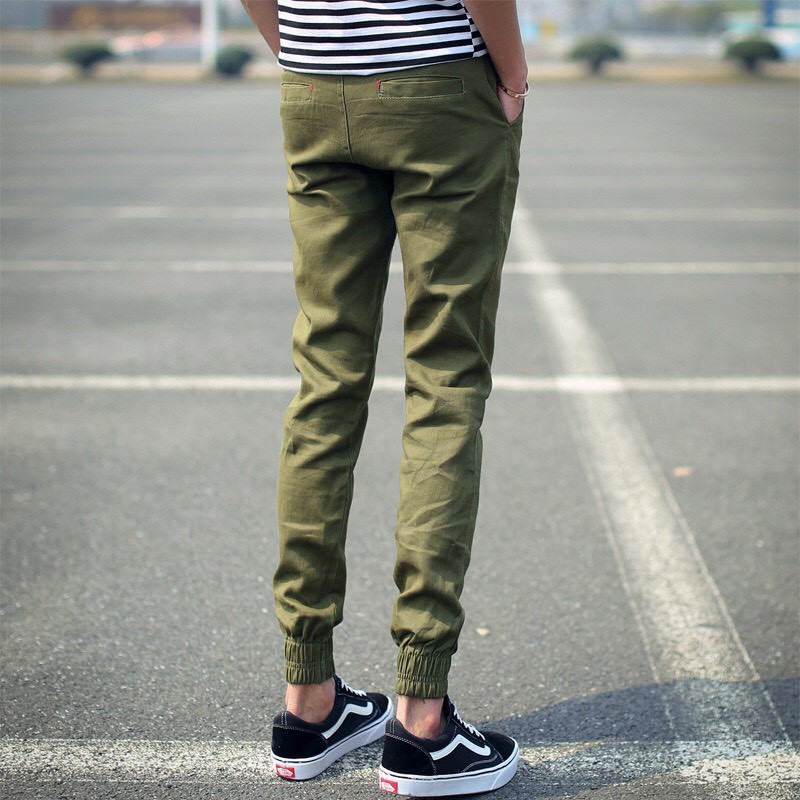 QUẦN JOGGER NAM BÓ ỐNG TRƠN PHONG CÁCH, CHẤT KAKI THỜI TRANG - 3 MÀU BTQ555