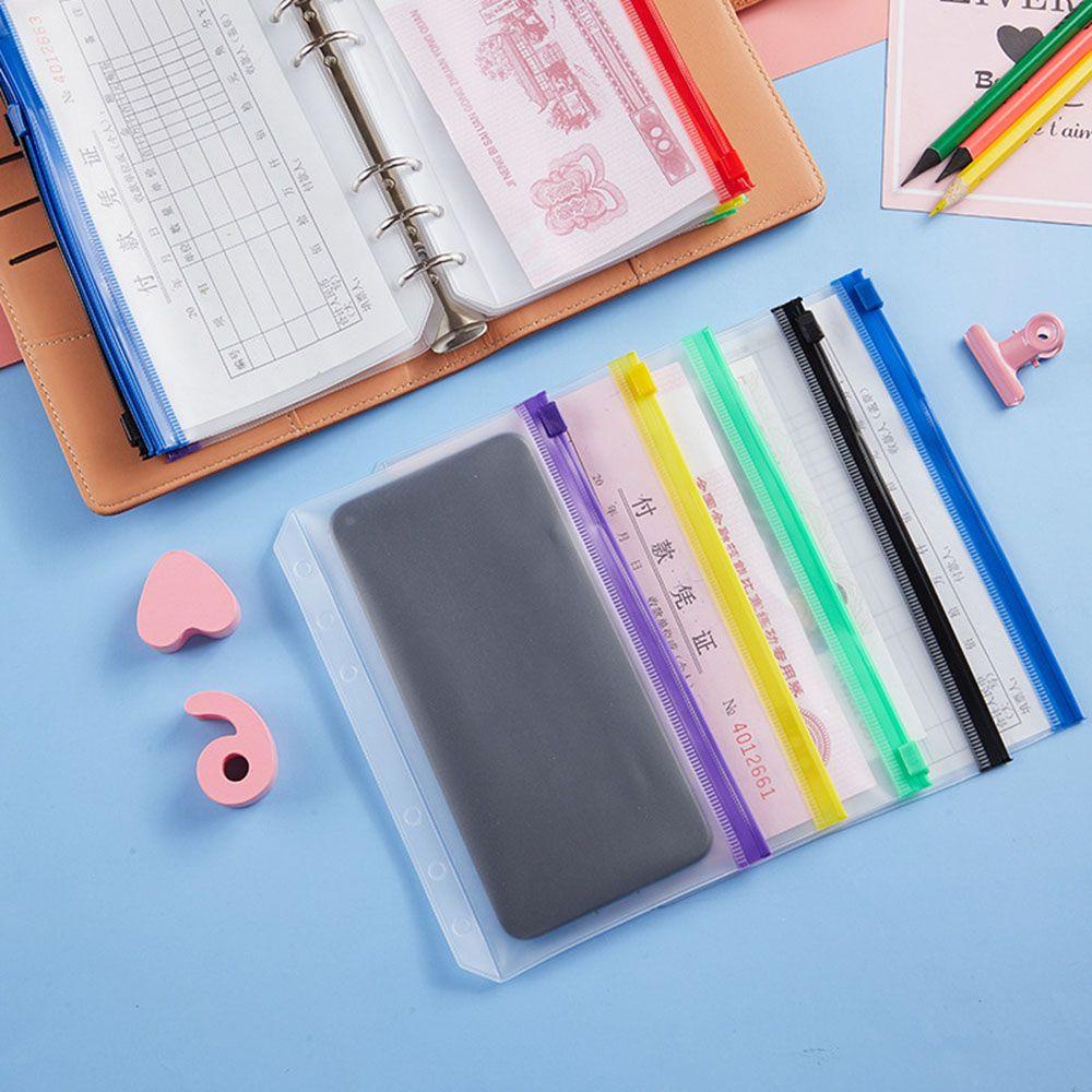 Túi Đựng Tài Liệu Bằng PVC Chống Thấm Nước Thiết Kế 6 Vòng Tiện Dụng