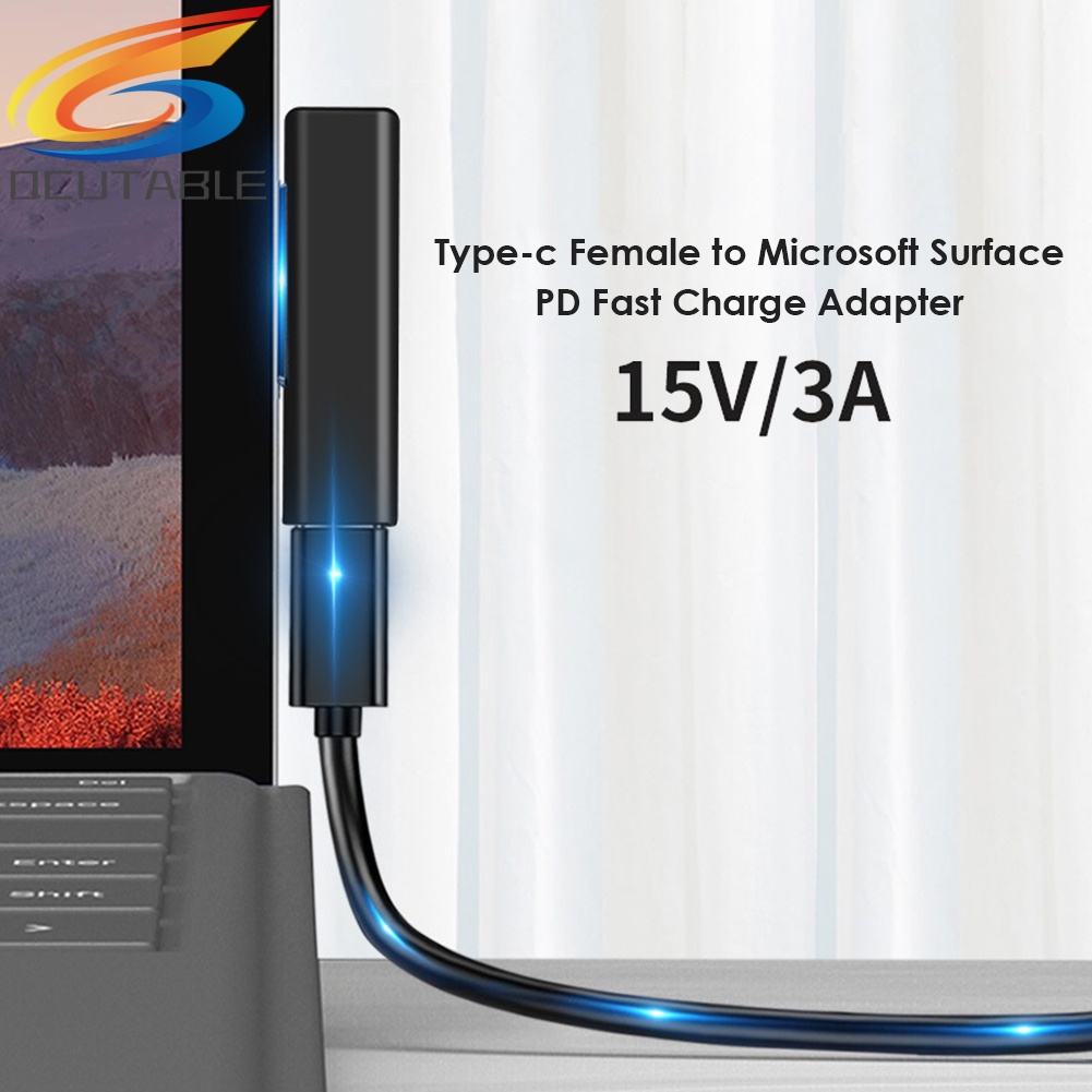 Bộ chuyển đổi sạc nhanh USB C Female PD cho Microsoft Surface