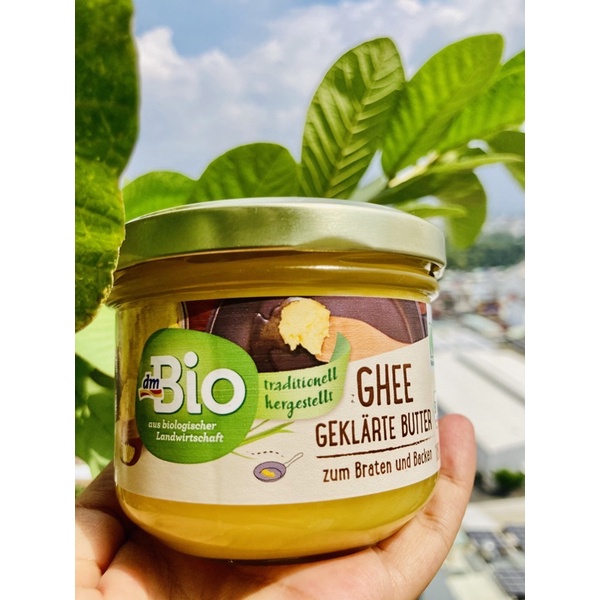 Bơ GHEE hữu cơ Đức hũ 180G cho bé ăn dặm (Date T5/2024)