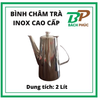 Bình châm trà Inox cao dày -  2L - Kho pha chế Bách Phúc Đà Nẵng Kho pha chế Đà Nẵng