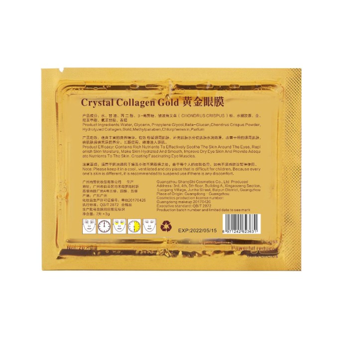 Mặt nạ mắt Crystal Collagen Gold Powder Eye Mask | BigBuy360 - bigbuy360.vn