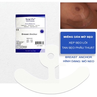 Miếng Dán Dành Cho Sẹo Phẫu Thuật Nâng Ngực Scar FX Breast Anchor Rejuvaskin