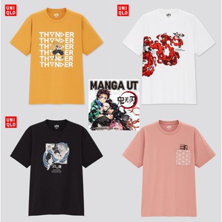 Áo thun Uniqlo 431956 in họa tiết hoạt hình Demon Slayer trẻ trung
