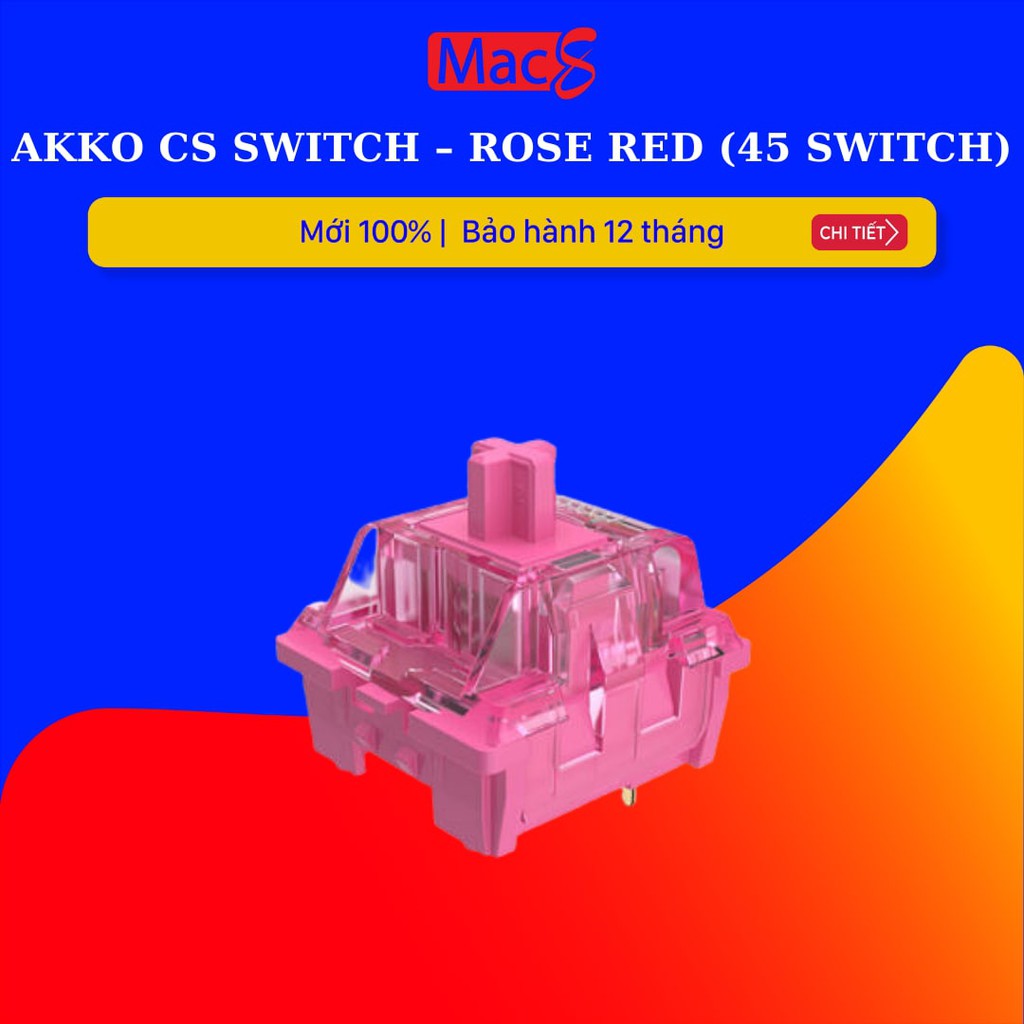 AKKO CS switch – Rose Red (Gói 45 cái) - Hàng chính hãng