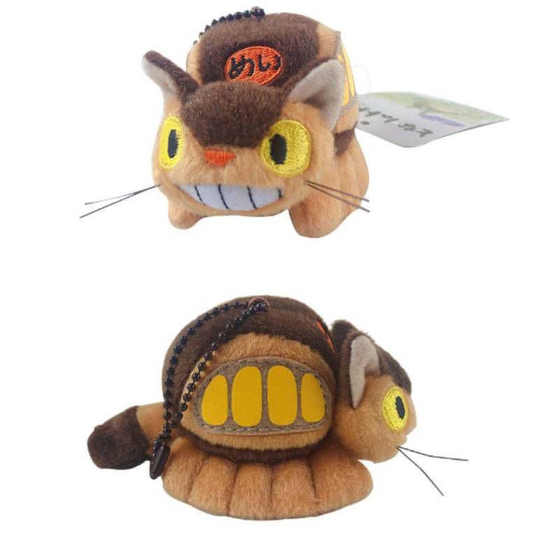 Japanese My Neighbor Totoro Cat Hayao Miyazaki Totoro Plush Doll Keychain Pendant Bag Accessories Gifts