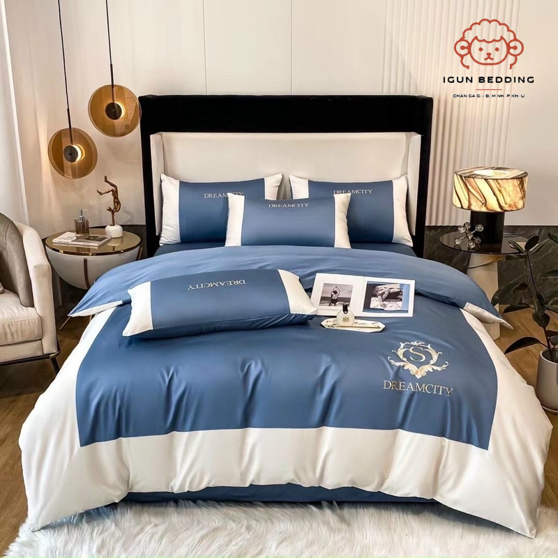 Set ga dream city IGUN BEDDING Chất Mềm Mịn