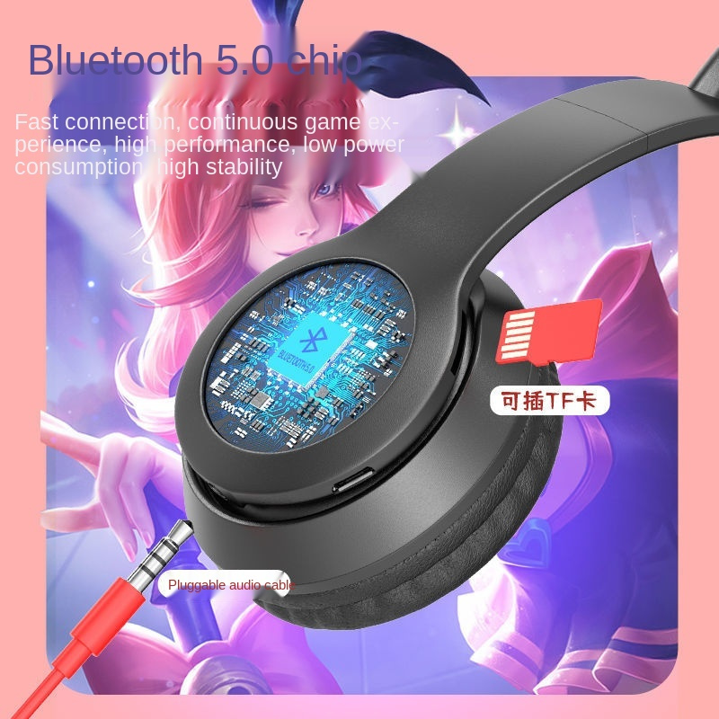 Tai nghe chụp tai Bluetooth không dây âm thanh siêu trầm P47