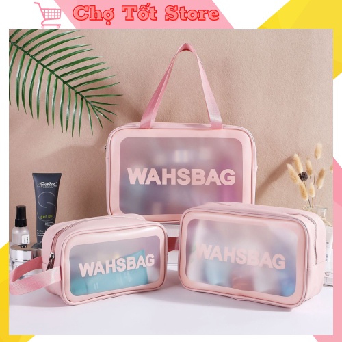 Túi Đựng Mỹ Phẩm Vật Dụng Du Lịch Washbag Chất Liệu PU TPU Chống Thấm 88249 Chợ Tốt Store