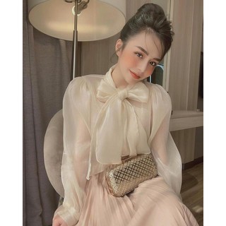 ÁO SƠ MI CỔ NƠ NỮ SIÊU HOT SM40