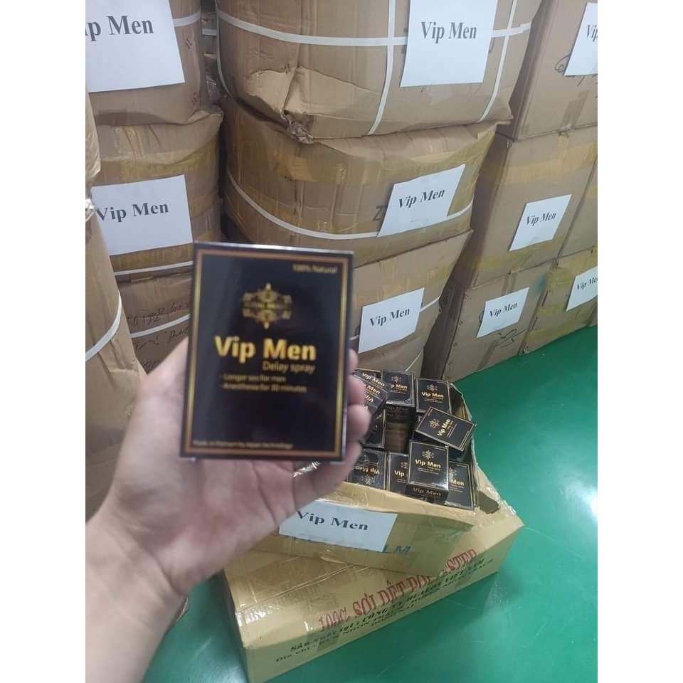 Chai xịt Vip Men 100% Thảo Dược Thiên Nhiên Kéo Dài Thời Gian Cho Nam