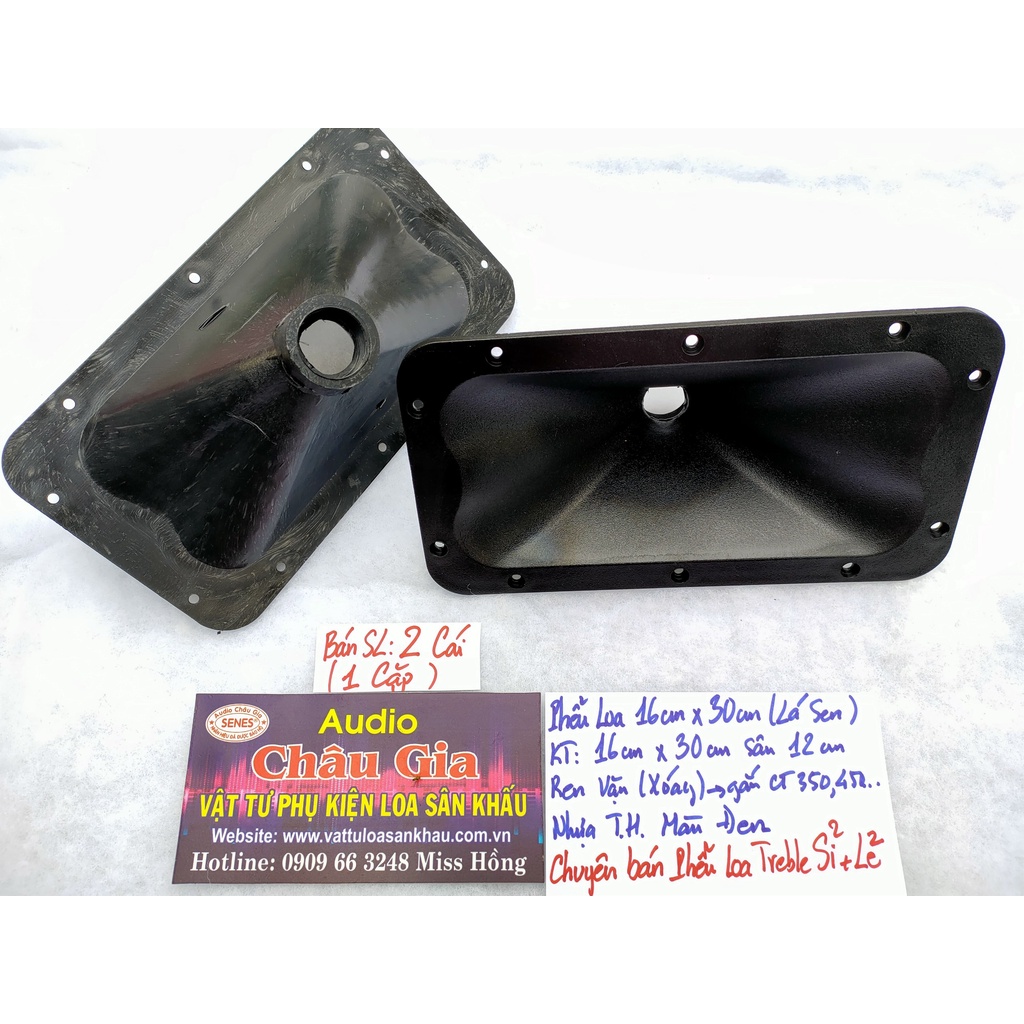 Phễu loa treble 16cm x 30cm 2 cái Audio Châu Gia Chưa Có Đánh Giá