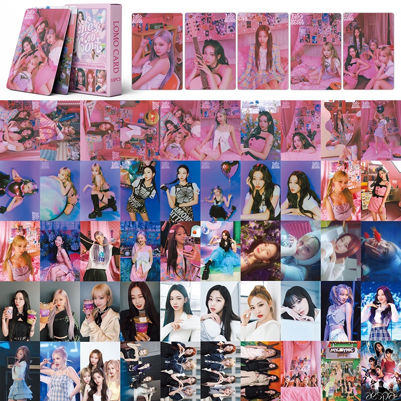 Hộp 55 Ảnh LOMO Card Aespa 2022