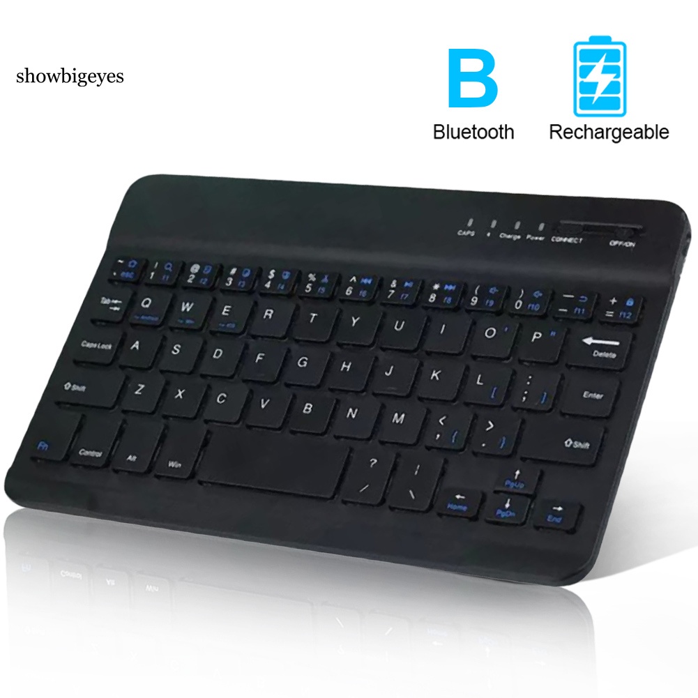 Bàn phím Bluetooth không dây Mini mỏng 7/10 inch cho điện thoại/máy tính bảng/Laptop