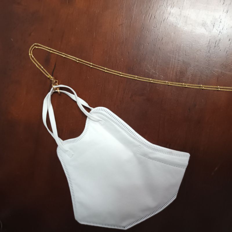 Dây đeo khẩu trang kính mắt chống rớt xích bi nhí xinh xinh cao cấp không đen không bay màu