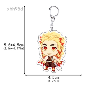 Móc Khóa Hai Mặt Xhh95d Hình Anime Demon Slayer: Kimetsu no Yaiba Kamado Nezuko