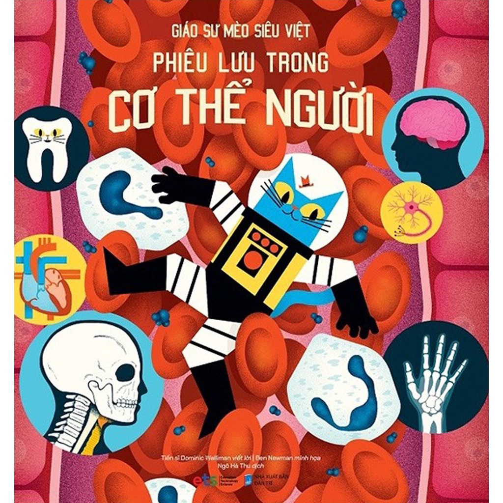 Sách - Giáo sư mèo siêu việt phiêu lưu trong cơ thể người