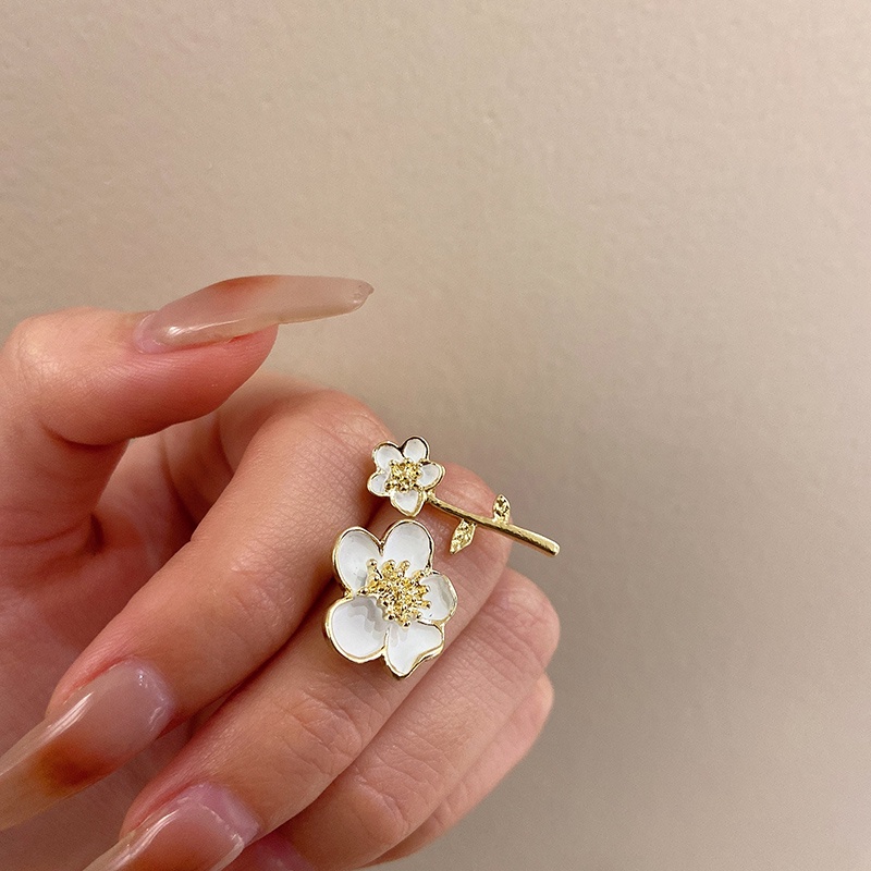 Đôi Khuyên Tai Hình Hoa Thời Trang Cho Nữ