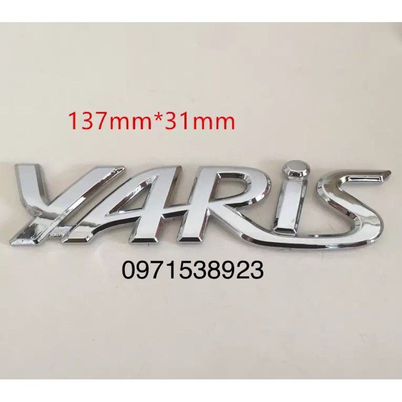 Logo chữ VIOS CAMRY YARIS COROLLA HILUX