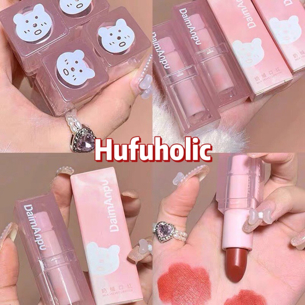 Son thỏi DAIMANPU mềm mịn lâu trôi Milk Velvet Lipstick DAIM11 DAIM19