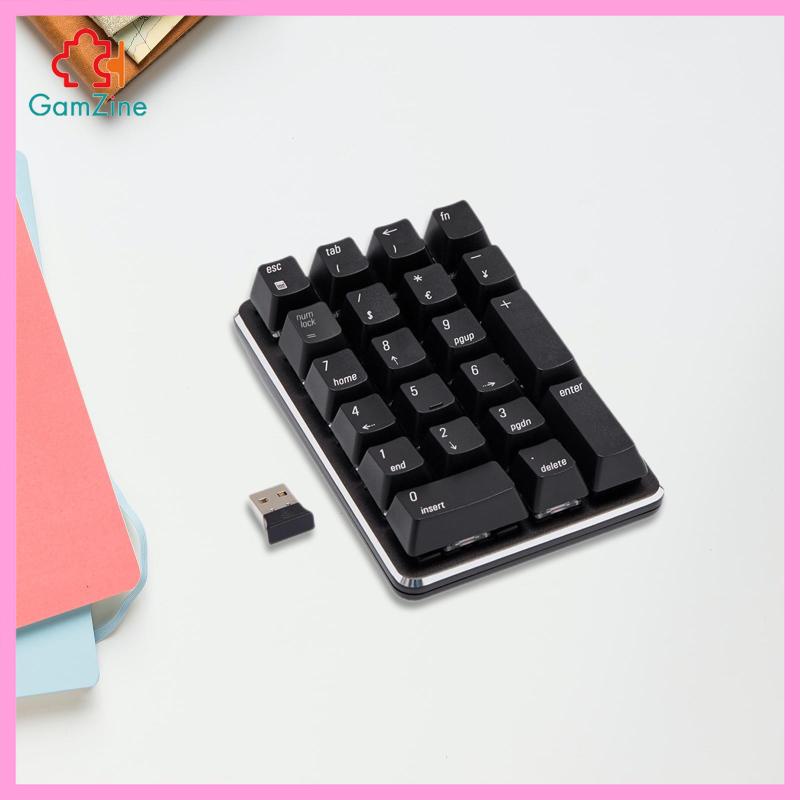 Bàn Phím Số Cơ Không Dây 2.4G Màu Đen lzdxwcke2 21 Phím