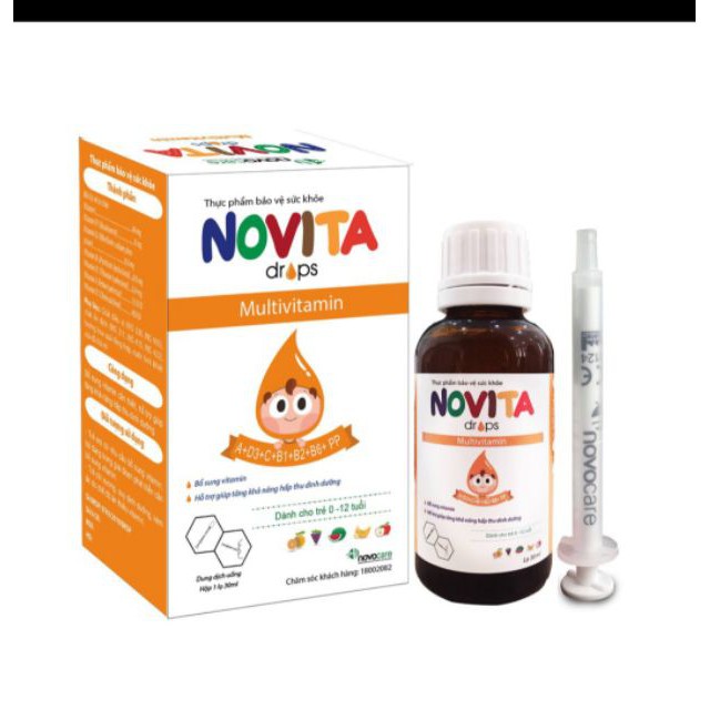(Freeship) NOVITA - BỔ SUNG VITAMIN CHO BÉ