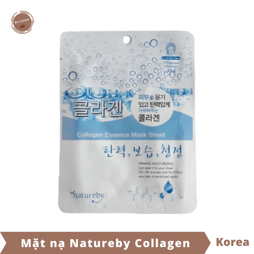 Mặt nạ dưỡng da Natureby Hàn Quốc - Combo 5 miếng