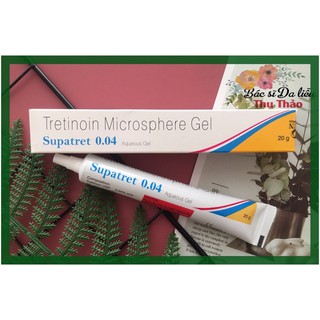[20g] GIẢM MỤN TRẺ HOÁ DA TRETINOIN MICROPHERE GEL 0,04% SUPATRET